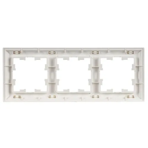 Рамка 3-м BRITE РУ-3-БрАБ арктич. бел./бел. IEK BR-M32-12-K91 фото 4