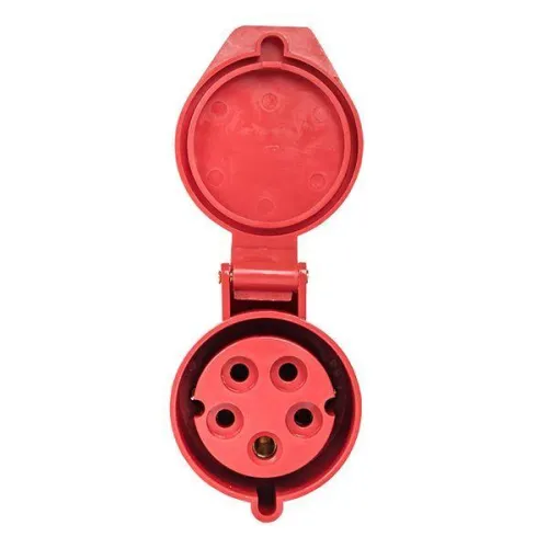 Розетка кабельная 32А 380В 3P+РЕ+N IP44 (225) EKF ps-225-32-380 фото 3