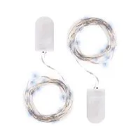 Гирлянда DC-G05-20WS2 20LED 2xCR2032 (в компл.) бел. (уп.2шт) ФАZА 5048010