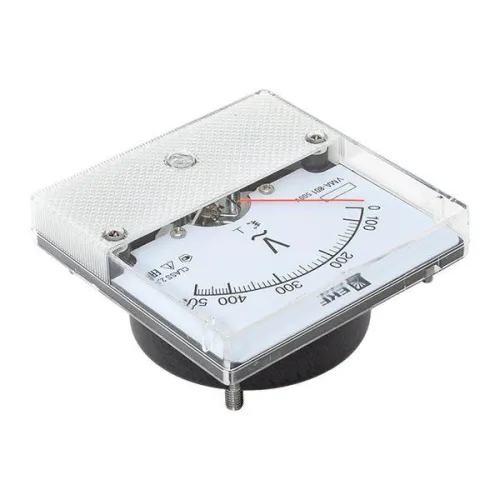 Вольтметр аналоговый VM-A801 на панель 80х80 (круглый вырез) 500В прямое подкл. EKF vm-a801-500/vma-801-500 фото 3