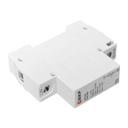 Ограничитель импульсных напряжений ОИН 1Р In=5kA Un=275B Imax=12.5kA EKF opv-oin фото 10