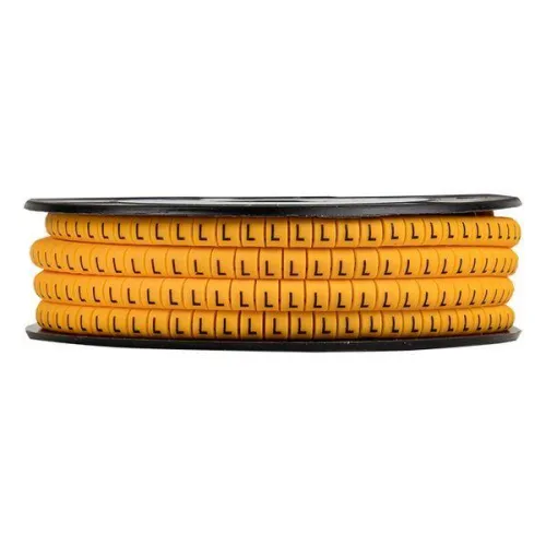 Маркер каб. 4.0кв.мм "L" (ЕС-2) (уп.500шт) PROxima EKF plc-KM-4-L фото 2