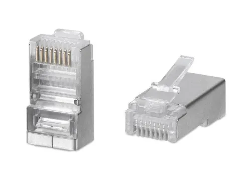 Коннектор RJ-45(8P8C) кат.5E экранир. универс. (уп.100шт) TOKOV ELECTRIC TKE-CN-5E24-STP