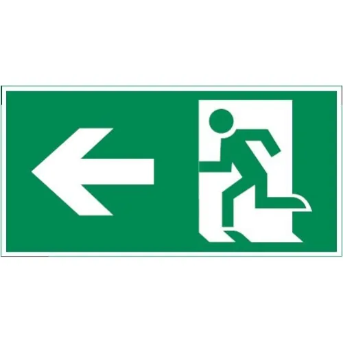 Знак "ФИГУРА / СТРЕЛКА ВЛЕВО" 240х120мм для аварийно-эвакуационного светильника IP65 VARTON V5-EM03-60.003.115