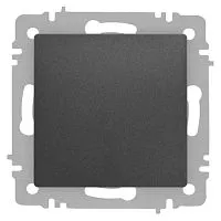 Выключатель 1-кл. СП Accent 6-101-07 10А IP20 250В AL/CU графит Intro Б0063459