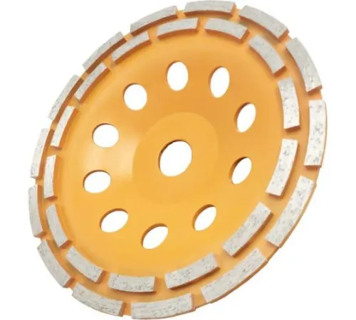 Чашка алмазная зачистная 230мм двухрядная Вихрь 73/10/3/8 фото 2