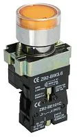 Кнопка LAY5-BW3561 1НО с подсветкой желт. IEK BBT50-BW-K05