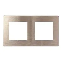 Рамка 2-м 12-5102-04 сатин шампань Эра Б0052512