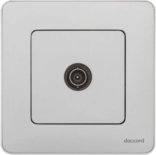 Розетка телевизионная оконечная TV Inspiria 10дБ 5-862мГц механизм алюм. IEK 673872 фото 5