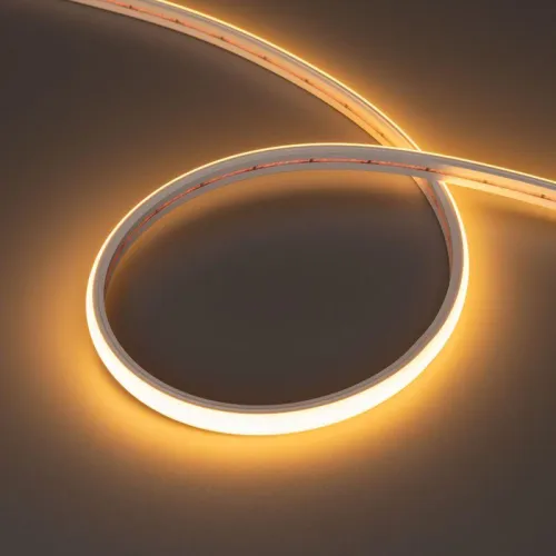 Лента светодиодная MOONLIGHT-TOP-X320-11x7mm 24V Warm 2300К 10Вт/м IP65 CSP wire x2 герметичная силикон (уп.5м) Arlight 039446