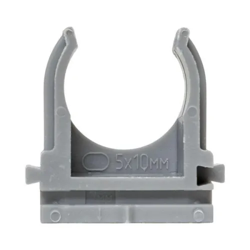 Держатель для труб (клипса) для ручного монтажа d20мм сер. Plast (уп.10шт) EKF derj-z-20sn-r фото 6