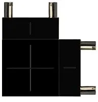 Коннектор угловой TRM-S5-CC BK для тонкого магнитного шинопровода черн. Эра Б0059030