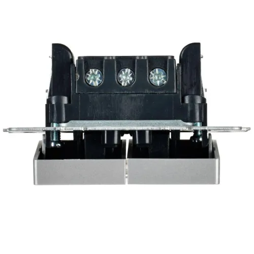 Выключатель 2-кл. BRITE 10А ВС10-2-9-БрА для отелей с индик. механизм алюм. IEK BR-V20-2-10-K47 фото 5