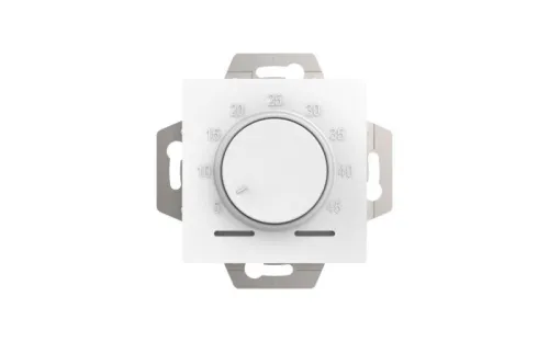 Термостат теплого пола электронный AtlasDesign 10А с датчиком механизм лотос SE ATN001335 фото 3