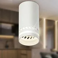 Светильник OL50 WH MR16 GU10 IP20 настенно-потолочный спот бел. Эра Б0059802