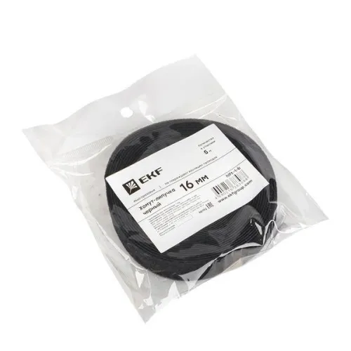 Хомут-липучка 16мм черн. (5м/ролл) PROxima EKF hlft-1-b фото 4