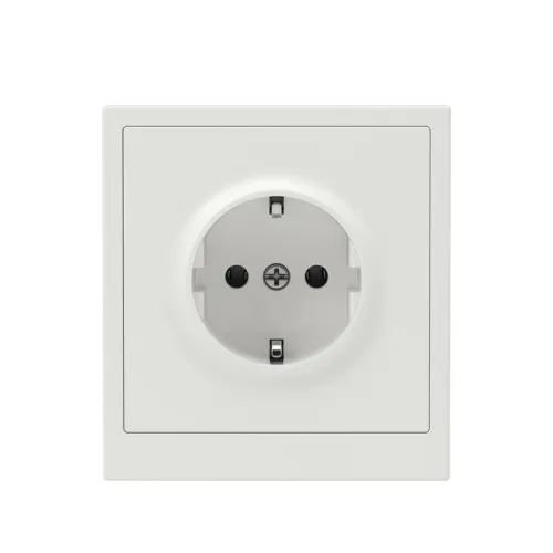 Розетка силовая KANT 2P+E без шторки бел. песок DKC 7010033 фото 6