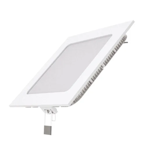Светильник светодиодный Slim 9Вт 3000К IP20 610лм 220-240В ДВО квадрат бел. GAUSS 940111109 фото 3