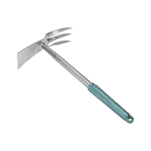 Мотыжка комбинированная 3 витых зубца с метал. ручкой ЧЕТЫРЕ СЕЗОНА 64-0016 фото 4