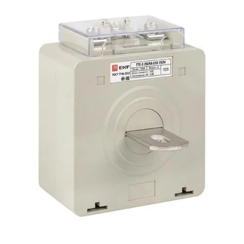 Трансформатор тока ТТЕ-А 250/5А кл. точн. 0.5S с клеммой напряжения PROxima EKF tte-S-250-0.5S