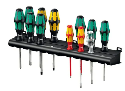 Набор отверток Kraftform XXL 12 предметов (PH 1/2; PZ 1/2; SL 4/5.5/6.5 силовые SL 5.5/7; SL VDE 2.5/3.5) Wera WE-051010 фото 3