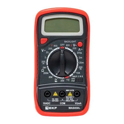 Мультиметр цифровой MAS830L Master EKF In-180701-pm830L фото 11