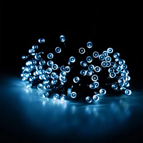 Светильник светодиодный садовый SLR-G01-100W гирлянда 100 бел. LED на солнечн. батарее ФАZА 5027305 фото 4