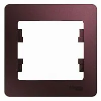 Рамка 1-м Glossa баклажан. SE GSL001101