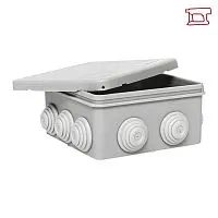 Коробка распределительная КМР-030-014 100х100х50 IP55 с крышкой для прямого монтажа 10 мембранных вводов сер. EKF plc-kmr-030-014