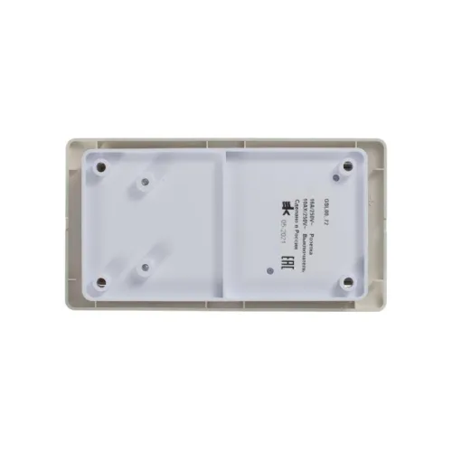 Блок комбинированный Glossa (розетка + 2-кл. выкл.) беж. SE GSL000272 фото 6