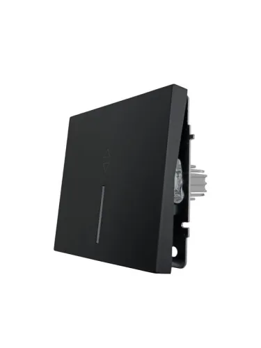 Выключатель проходной 1-кл. с индик. СП ZIMA IP20 10А безвинт. зажим черн. бархат LEZARD 704-4288-114QC фото 6