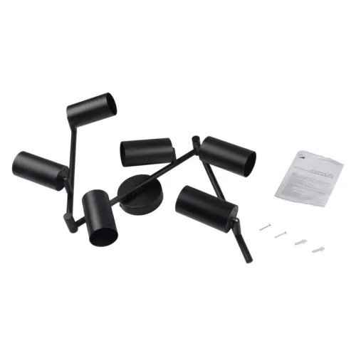 Светильник PCL-0606 6xGU10 IP20 230В BL настен./потолочн. декор. под лампу JazzWay 5066762 фото 8