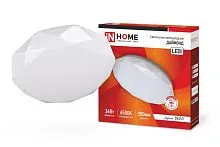 Светильник светодиодный DECO ДАЙМОНД 36Вт 6500К 3240лм 230В 380х55мм IN HOME 4690612033730