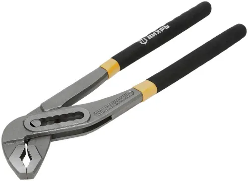 Клещи переставные 250мм обливные рукоятки Вихрь 73/6/3/4 фото 3