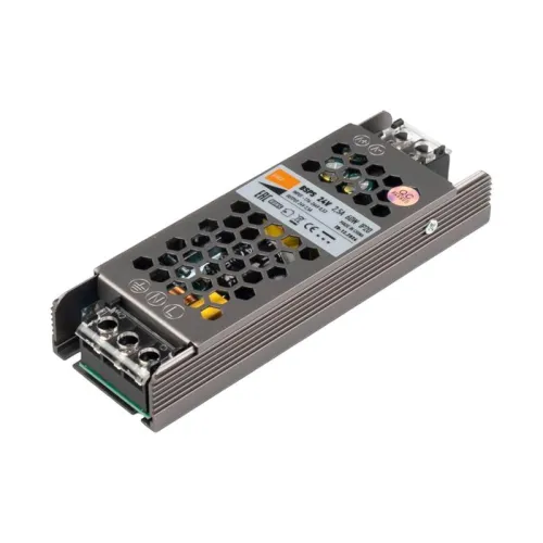 Блок питания для светодиодной ленты 60Вт 2.5А 24В IP20 BSPS метал. Pro JazzWay 5015500 фото 7