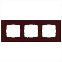 Рамка 3-м G-Glass стекло гранат. JasmartG1003GH