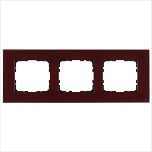 Рамка 3-м G-Glass стекло гранат. JasmartG1003GH