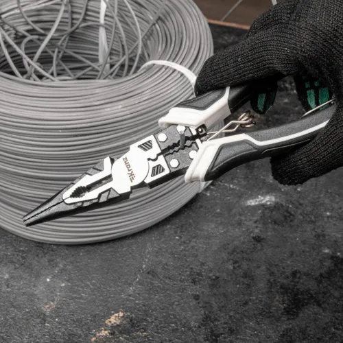 Тонкогубцы многофункциональные универсальные 200мм Kranz KR-12-4653-5 фото 5