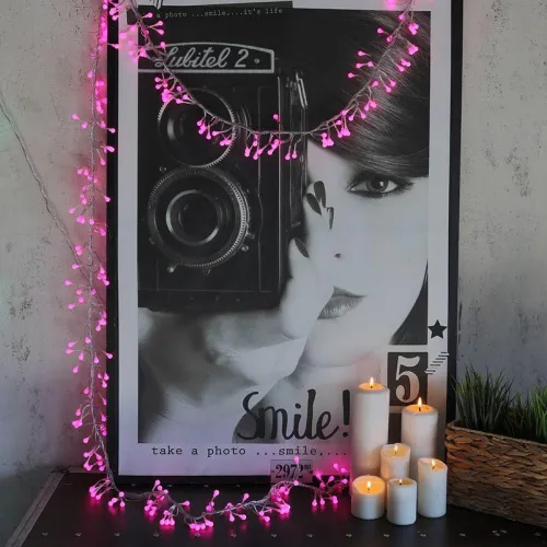 Гирлянда светодиодная "Мишура LED" 3м 288LED роз. 18Вт 220-240В IP20 провод ПВХ прозр. Neon-Night 303-607 фото 5