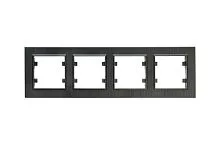 Рамка 4-м Karea LINE STAR чер. Makel 86054704