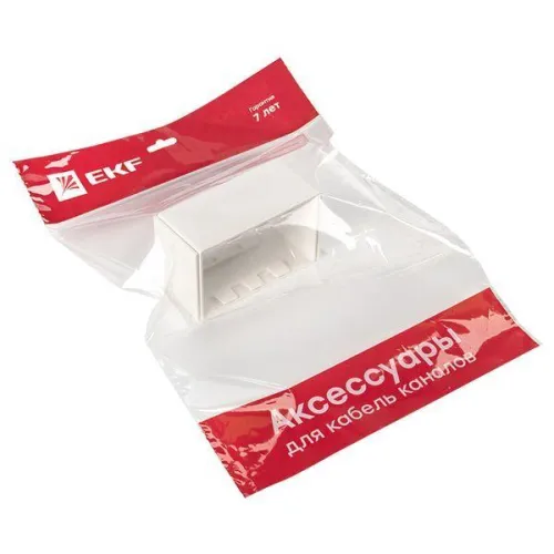 Соединитель 100х60 бел. Plast PROxima (уп.2шт) EKF conw-100-60x2 фото 4