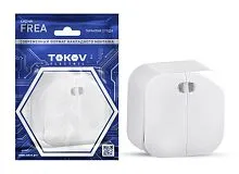 Выключатель 2-кл. ОП Frea 10А IP20 250В с индикацией АБС-пластик бел. TOKOV ELECTRIC TKE-FR-V2I-C01