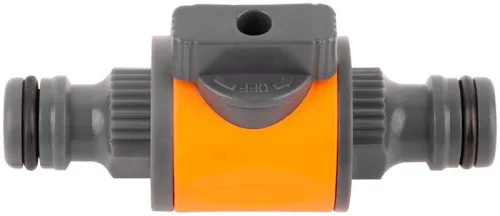 Переходник двухкомпонентный с запорным клапаном FIT 77756 фото 2