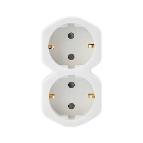 Разветвитель 2-м с заземл. 16А IP20 защ. шторки бел. Rexant 11-1087 фото 8