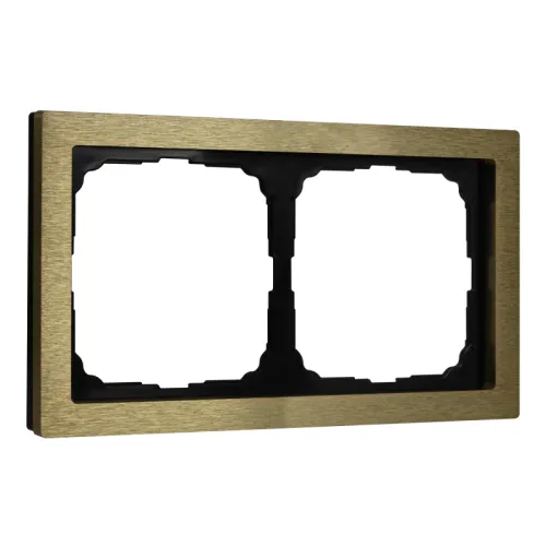 Рамка 2-м ArtGallery Pure метал. латунь SE GAL312202 фото 2