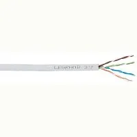 Кабель витая пара U/UTP кат.5E 4х2х24AWG solid PVC сер. 305м (м) Leg 032751