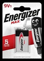 Элемент питания алкалиновый "крона" 6LR61 Max BL1 (блист.1шт) Energizer E301531801