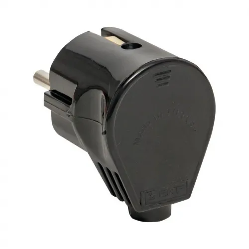 Вилка угловая 16А 250В усиленная с заземл. черн. PROxima EKF AVY16-30-r фото 7