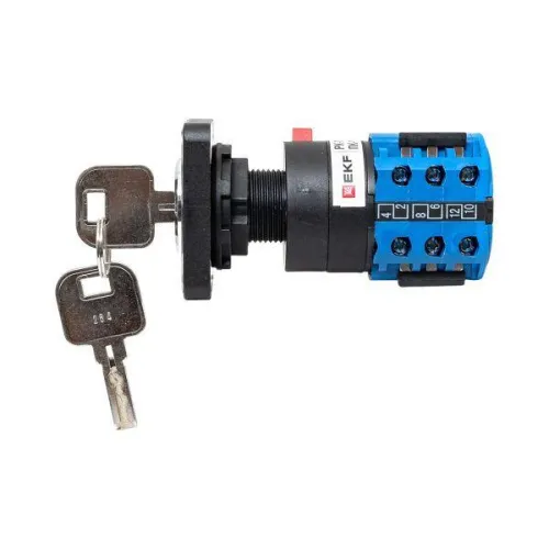 Переключатель кулачковый ПК-1-194 10А с ключом для амперметра PROxima EKF pk-1-194-10 фото 18
