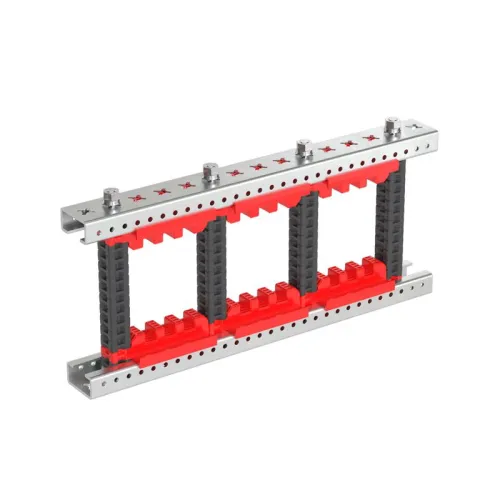 Комплект изоляторов главной шинной системы 1-2 шины на полюс толщиной 10мм 3Р DKC R5BBMS12103P фото 3